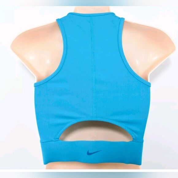 Nike Women's Buckle Crop Tank Top Gym Training (Teal ) (XSmall) RRP£40 - Picture 6 of 6